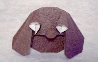 Оригами схема мордочки щенка